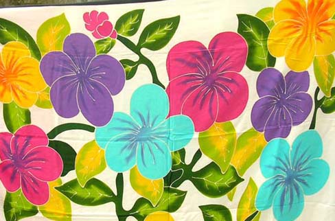 Unisex summer sarong export distributor wholesales maui floral print designed bikini wrap shawl