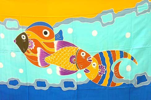 Caribbean summer wear express sourcing company supplies Ocean life decorated bathing suit wrap 