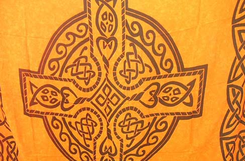 Beach active wear retail shopping gallery distributes indonesia direct Celtic tribal art designed batik shawl sarong