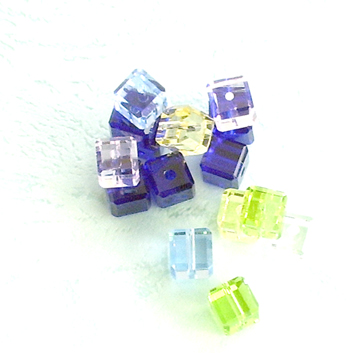 Discount beaded store wholesale assorted 3D square shape bead 