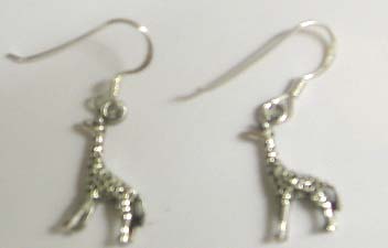 Animal lover jewelry wholesale - 925.steling silver earring motif deer with fish hook to fit  