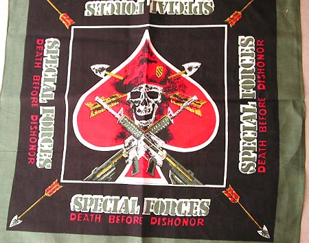 Fashion men's headwraps in unique design wholesaler distribute mytyological poker ace with skull figure design fashion cotton bandana