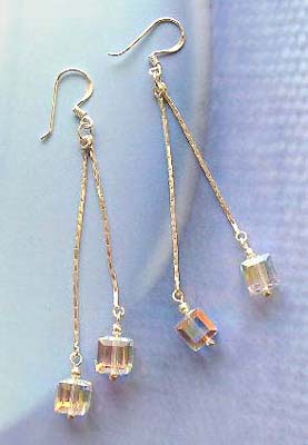 Discount Cz threader jewelry at wholesale price, 925 stamped sterling silver ear thread with clear cubic Cz