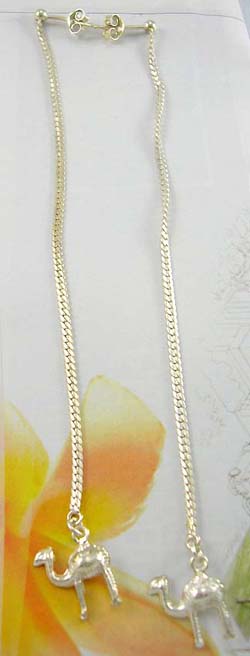 Trendy fashion desert animal jewelry wholesale distributor in sterling silver long chain earrings   