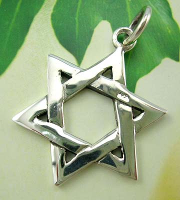Sterling silver star-shaped pendant jewelry wholesale store made 925 stamped      
