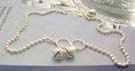 Sterling silver anklet lover shopping online wholesale distribute ball-anklet with jiggle bells decor