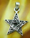 Fashion star-shaped pendant wholesaler stelring silver pendant in star design