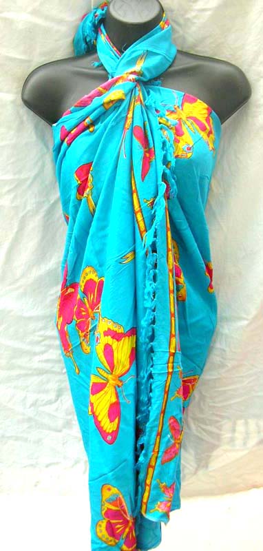 Tropical dress wrap supplied by wholesale bali distributor 