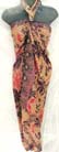 Beautiful paisley print design on crafted batik wrap skirt from ladies summer fashion exchange boutique