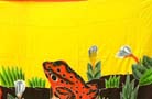 Tropical amphibian decorated bali scarf skirt, online ladies summer sarong retail shop