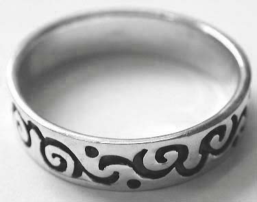 Discount jewelry wholesale - Fashion style sterling silver ring with curved line design                    