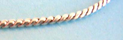 925.Sterling silver Bali style necklace with spring ring clasp