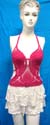 Shaped lingerie crochet top, tie on neck and back, randomly picked by our staffs 