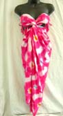 Trendy clothing distribution, Batik shawl dress in summer tie-dye design 