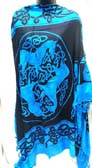 Batik shawl wholesale, Celtic animal print and knot decorated fashion sarong dress from Indonesia