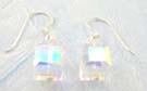 Wholesale Cz high fashion jewelry gift for teens supply sterling silver clear Cz earrings