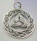 Fashion jewelry for Celtic knot lover online shopping - Celtic knot work pendant in 925 stamped sterling silver