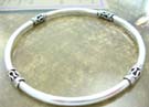 Bangle jewelry fashion for Bali lover wholesale supply sterling silver bangle with four mystice signs
