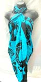 Indonesian garment outsourcing dealer export wholesale beach sarong with gecko tribal art