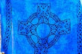 Deep Blue ritural wicca medieval skirt alternation sarong